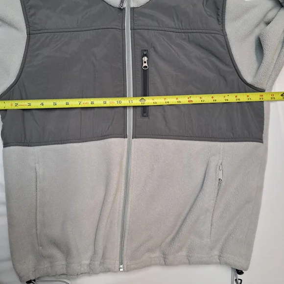 Columbia Womens Gray Fleece Zip Up Jacket Size XL - Picture 6 of 10